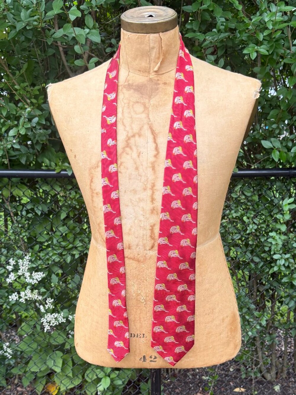 Just Jack Vintage Pin-Up Girl Silk Tie Made in the USA